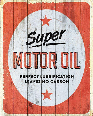 Motor Oil White Modern Wood Framed Art Print with Double Matting by Kimberly, Allen