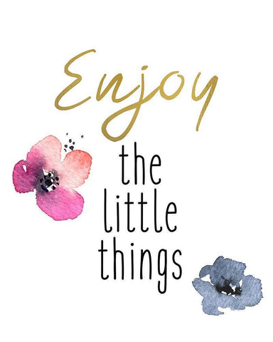 Enjoy the Day Black Ornate Wood Framed Art Print with Double Matting by Kimberly, Allen