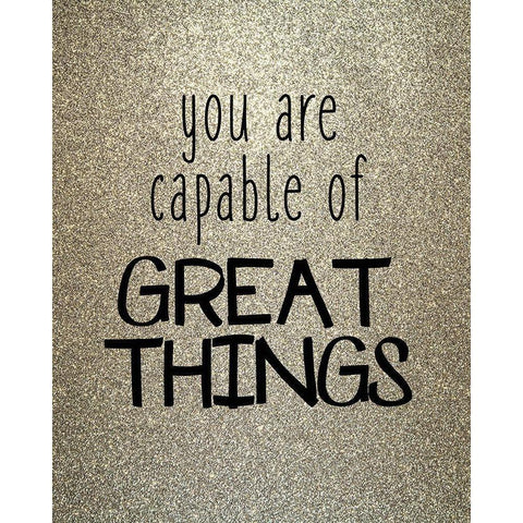 Great Things Black Modern Wood Framed Art Print with Double Matting by Kimberly, Allen