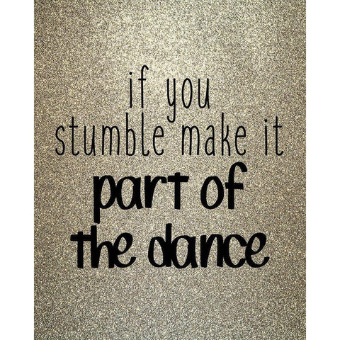 Part of the Dance Black Modern Wood Framed Art Print by Kimberly, Allen
