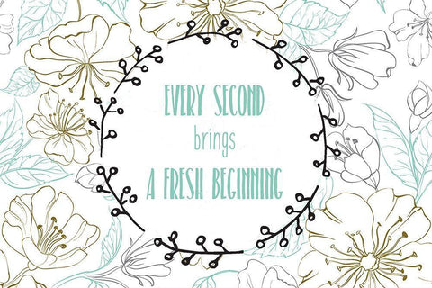 Beginnings 1 Black Ornate Wood Framed Art Print with Double Matting by Kimberly, Allen