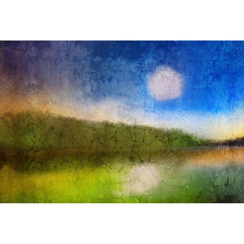 Vivid Sky Gold Ornate Wood Framed Art Print with Double Matting by Kimberly, Allen