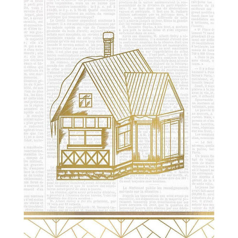Newspaper Christmas 4 Black Modern Wood Framed Art Print by Kimberly, Allen