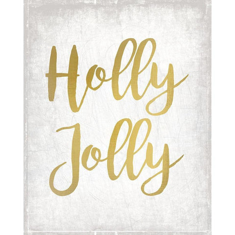 Christmas Jingle 2 Gold Ornate Wood Framed Art Print with Double Matting by Kimberly, Allen