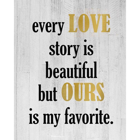 Every Love White Modern Wood Framed Art Print by Kimberly, Allen