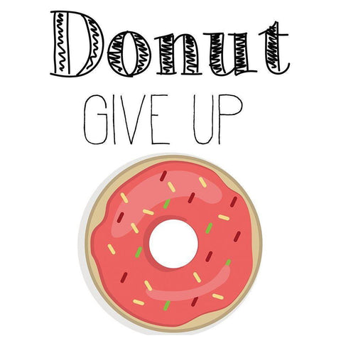 Donut 1 Gold Ornate Wood Framed Art Print with Double Matting by Kimberly, Allen