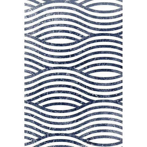 Navy 1 White Modern Wood Framed Art Print by Allen, Kimberly