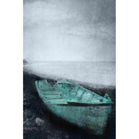 A Day Gone White Modern Wood Framed Art Print by Allen, Kimberly