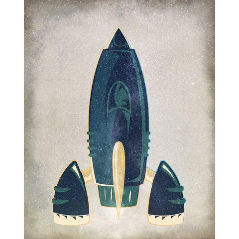 To Space 2 Gold Ornate Wood Framed Art Print with Double Matting by Allen, Kimberly