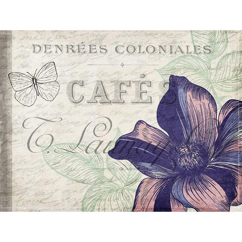 Lilac 1 White Modern Wood Framed Art Print by Kimberly, Allen