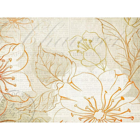 Summer Orange 2 White Modern Wood Framed Art Print by Kimberly, Allen