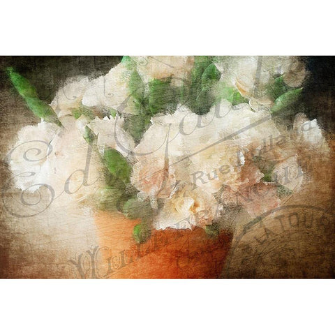 Rue Rolland Black Modern Wood Framed Art Print with Double Matting by Kimberly, Allen