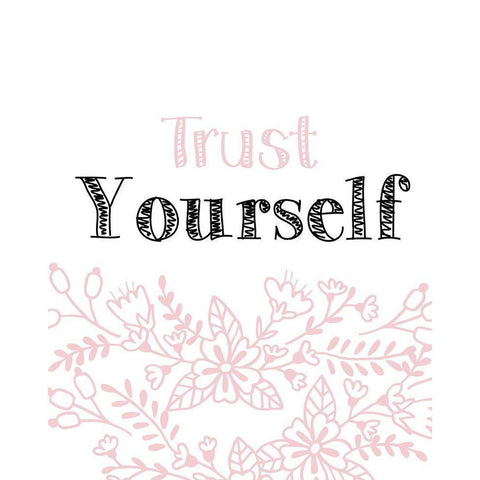 Yourself 3 White Modern Wood Framed Art Print by Kimberly, Allen