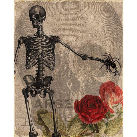 Afterlife Friends 2 Gold Ornate Wood Framed Art Print with Double Matting by Kimberly, Allen