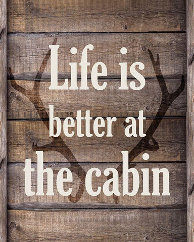 Life is Better White Modern Wood Framed Art Print with Double Matting by Kimberly, Allen