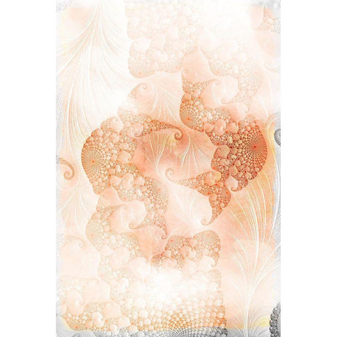 Glow White Modern Wood Framed Art Print by Kimberly, Allen