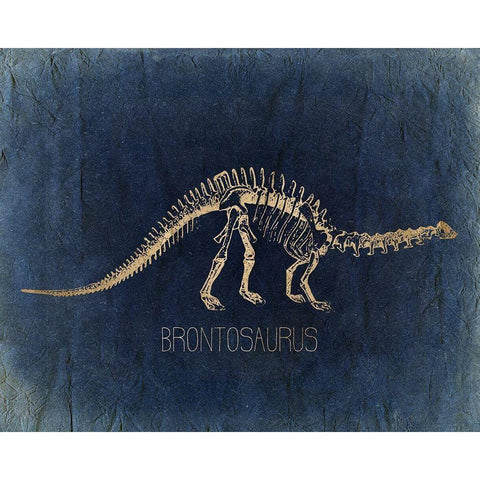 Dino Bones 2 White Modern Wood Framed Art Print by Kimberly, Allen