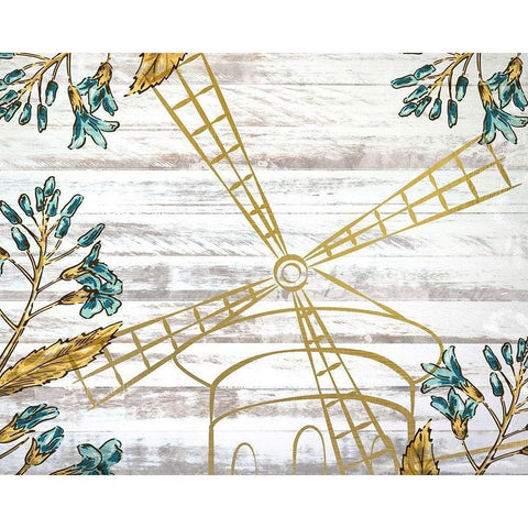 Paris 4 Gold Ornate Wood Framed Art Print with Double Matting by Kimberly, Allen