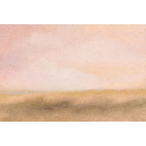 Pink Dusk White Modern Wood Framed Art Print by Kimberly, Allen