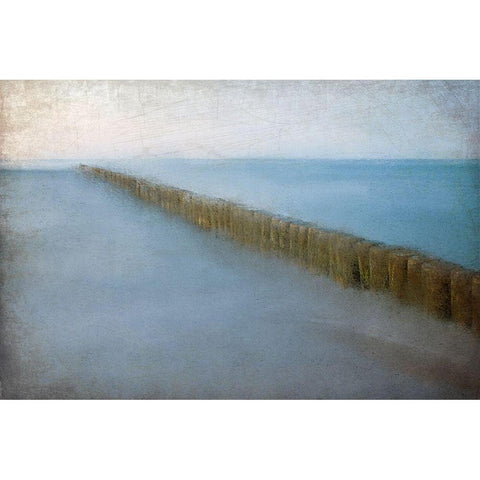 Sea Dreaming White Modern Wood Framed Art Print by Kimberly, Allen