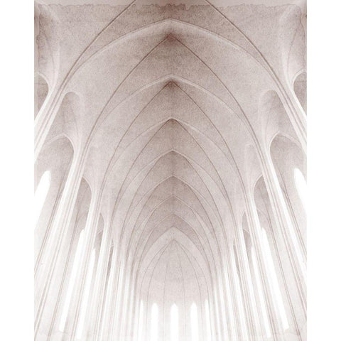 Arches 2 Gold Ornate Wood Framed Art Print with Double Matting by Kimberly, Allen