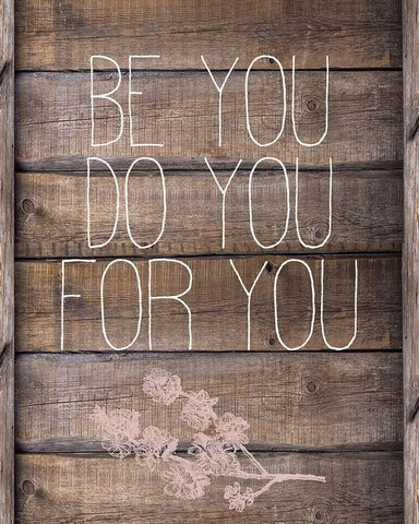 Be You Black Ornate Wood Framed Art Print with Double Matting by Kimberly, Allen