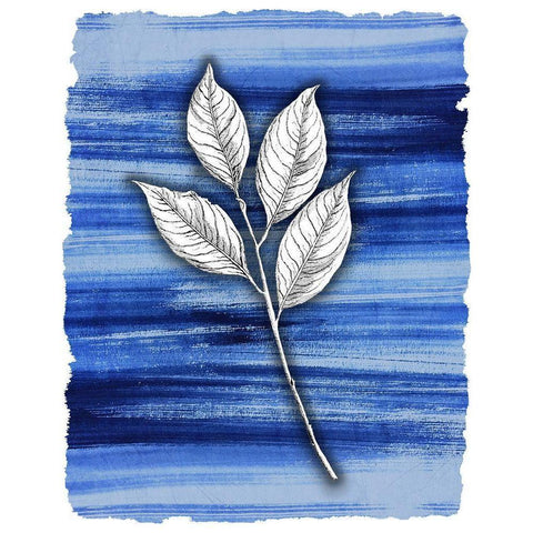 Brushstrokes 3 White Modern Wood Framed Art Print by Allen, Kimberly