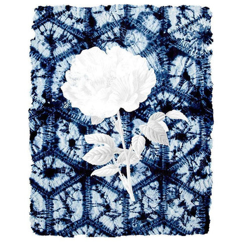 On Blue 2 Gold Ornate Wood Framed Art Print with Double Matting by Allen, Kimberly