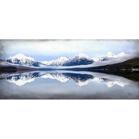 Mountainside Reflection Black Modern Wood Framed Art Print by Allen, Kimberly