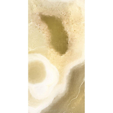 Golden Touch 2 White Modern Wood Framed Art Print by Kimberly, Allen