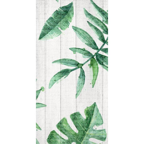 Tropics 2 White Modern Wood Framed Art Print by Kimberly, Allen