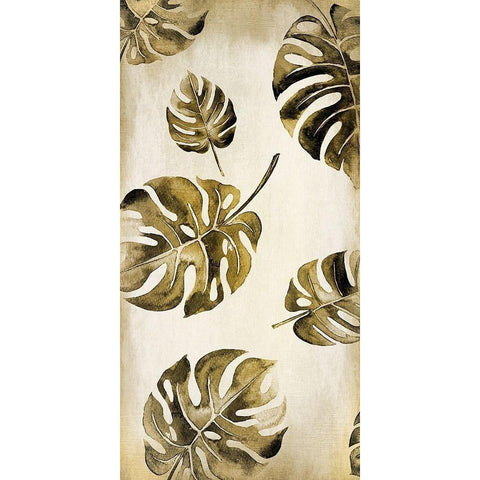 Palm Panel 2 Gold Ornate Wood Framed Art Print with Double Matting by Kimberly, Allen