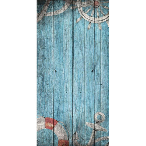Anchored Black Modern Wood Framed Art Print by Kimberly, Allen
