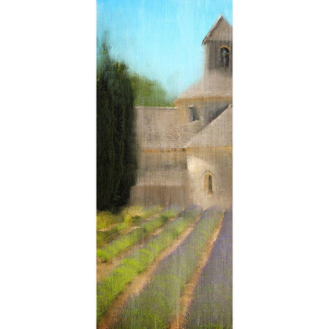 At the Villa 1 Black Modern Wood Framed Art Print by Kimberly, Allen