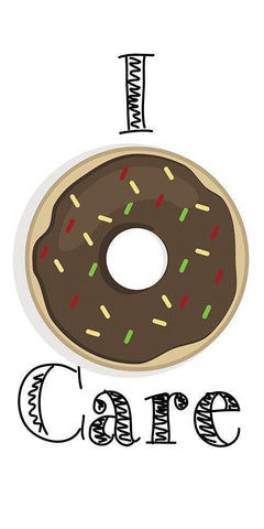 Donut 2 Black Ornate Wood Framed Art Print with Double Matting by Kimberly, Allen