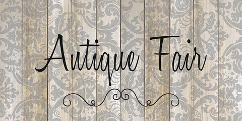 Antique Fair Black Ornate Wood Framed Art Print with Double Matting by Allen, Kimberly