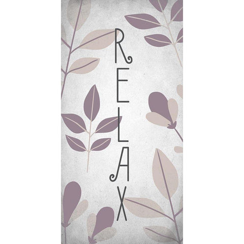 Relax 1 Gold Ornate Wood Framed Art Print with Double Matting by Kimberly, Allen