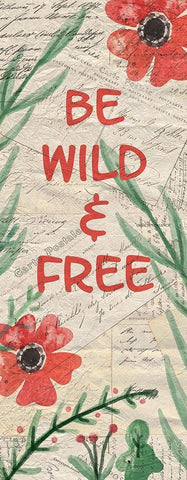 Postcard Flamingo Panel Black Ornate Wood Framed Art Print with Double Matting by Kimberly, Allen