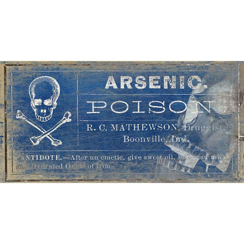 Arsenic v2 White Modern Wood Framed Art Print by Kimberly, Allen