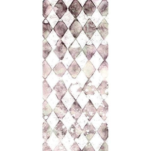 Faded Shapes 1 Gold Ornate Wood Framed Art Print with Double Matting by Kimberly, Allen