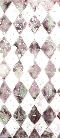 Faded Shapes 2 White Modern Wood Framed Art Print with Double Matting by Kimberly, Allen