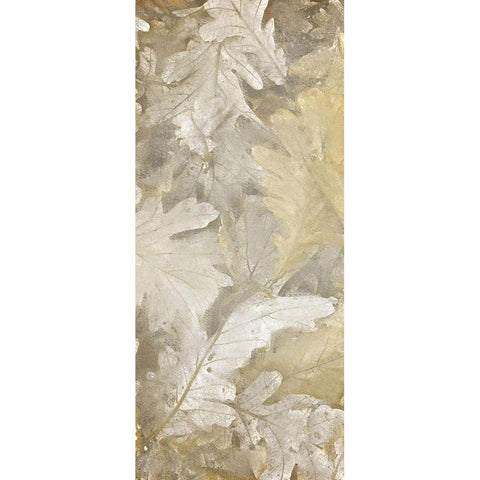 Natural Leaves 1 White Modern Wood Framed Art Print by Kimberly, Allen