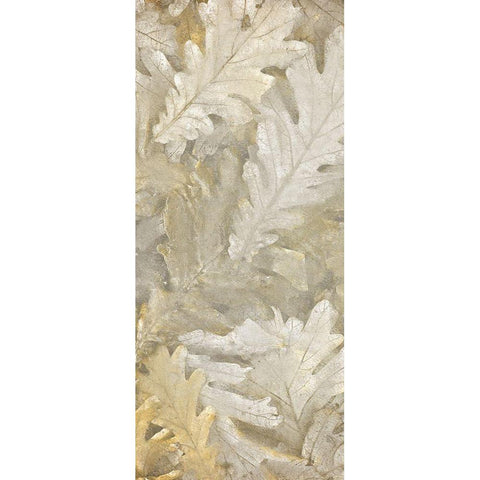 Natural Leaves 2 White Modern Wood Framed Art Print by Kimberly, Allen