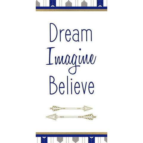 Indigo Dreamer 7 Gold Ornate Wood Framed Art Print with Double Matting by Kimberly, Allen