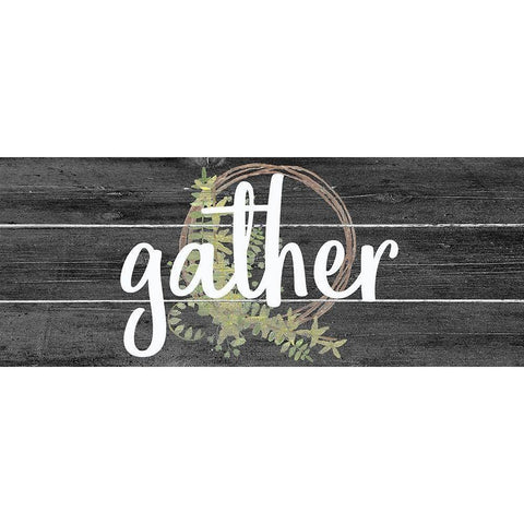 Gather Gold Ornate Wood Framed Art Print with Double Matting by Kimberly, Allen