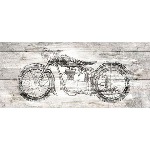 On the Road Black Modern Wood Framed Art Print by Kimberly, Allen