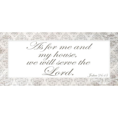 As for Me Gold Ornate Wood Framed Art Print with Double Matting by Kimberly, Allen