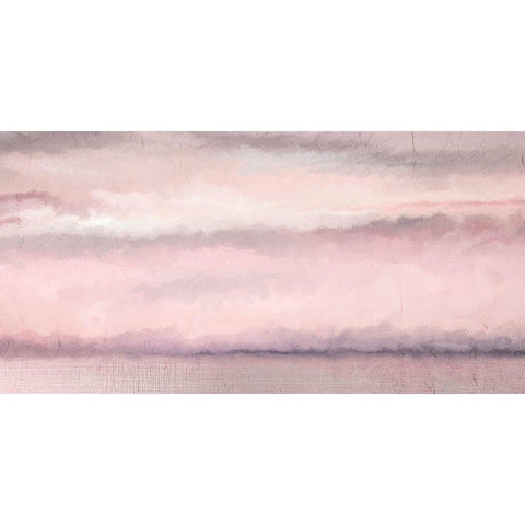 Blush Sky White Modern Wood Framed Art Print by Kimberly, Allen