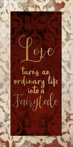Fairytale White Modern Wood Framed Art Print with Double Matting by Kimberly, Allen