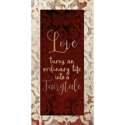 Fairytale Gold Ornate Wood Framed Art Print with Double Matting by Kimberly, Allen